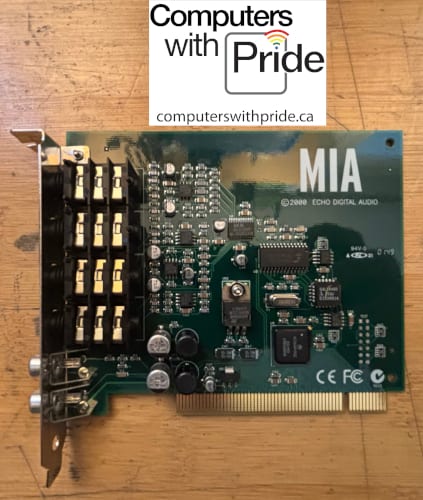 MIA Echo Digital Audio PCI Sound Card