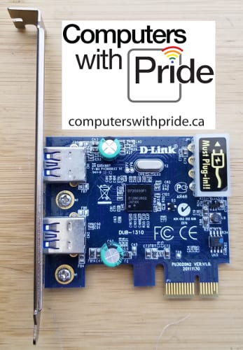 D-Link DUB-1310 2 Port USB 3.0 PCI Express