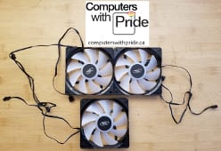 Deepcool ARGB CF120 120MM (DF1202512CL) Lot of 3 Desktop Case Fans