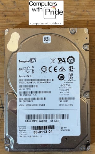 300GB SAS Hard Drives
