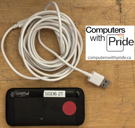 Crucial X8 2TB Portable External SSD (CT2000X8SSD9A)