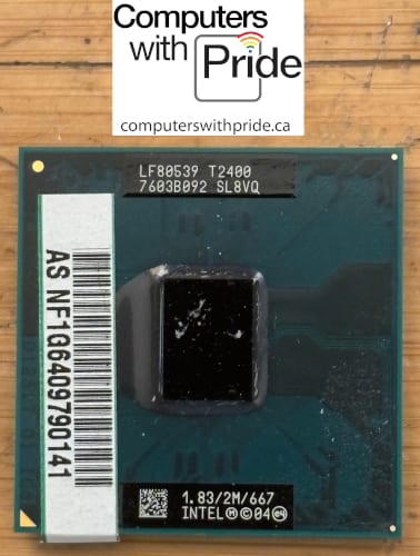 Intel T2400 Core Duo Processor 1.83GHz Socket 478/479 (SL8VQ)