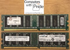 DDR PC2700 333MHz 1GB Non-ECC 184-PIN Memory