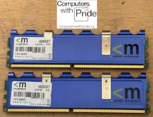 mushkin PC2-6400 (DDR2-800) 4GB (2 x 2GB) 996587 Desktop Memory