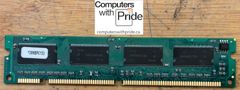 PC-133 SDRAM 128MB Non-ECC Memory