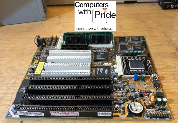 Asus VX97 REV. 1.01 Socket 7 (PGA321) ISA PCI Baby AT Motherboard