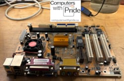 GFXcel PC133 microATX Motherboard with CPU