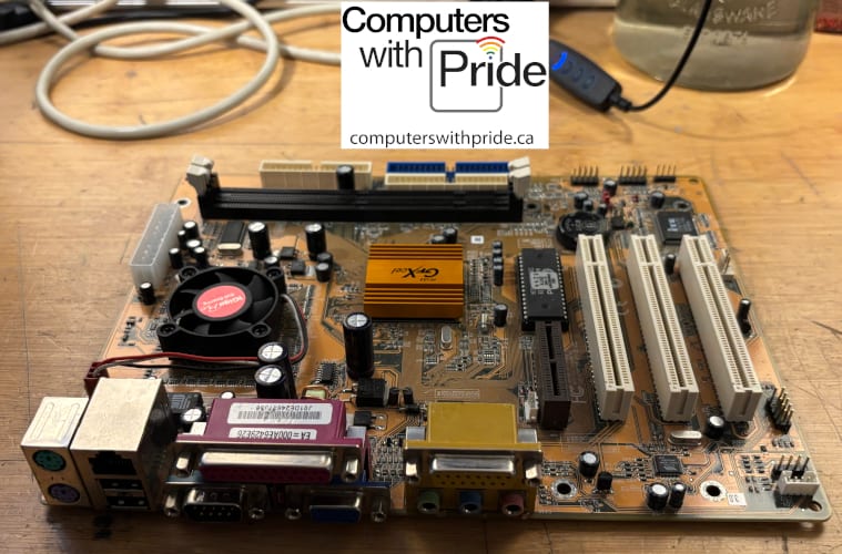 GFXcel PC133 microATX Motherboard with CPU