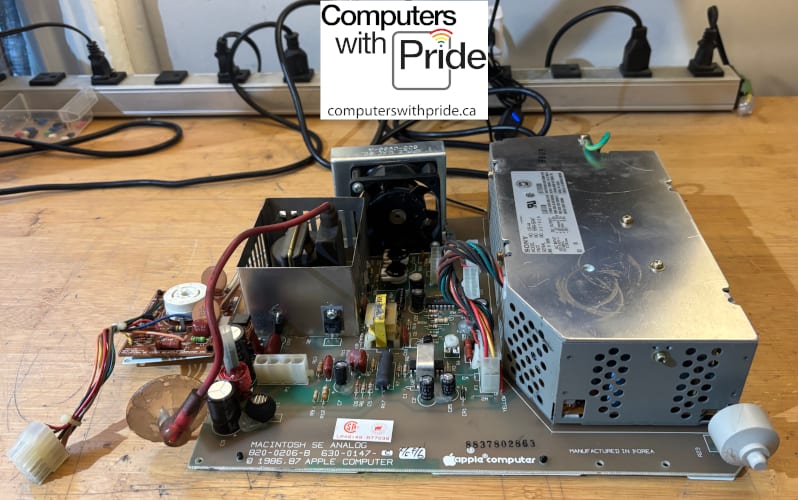 Macintosh SE Analog Board 820-0206-B 630-0147-C - AS IS/FOR PARTS